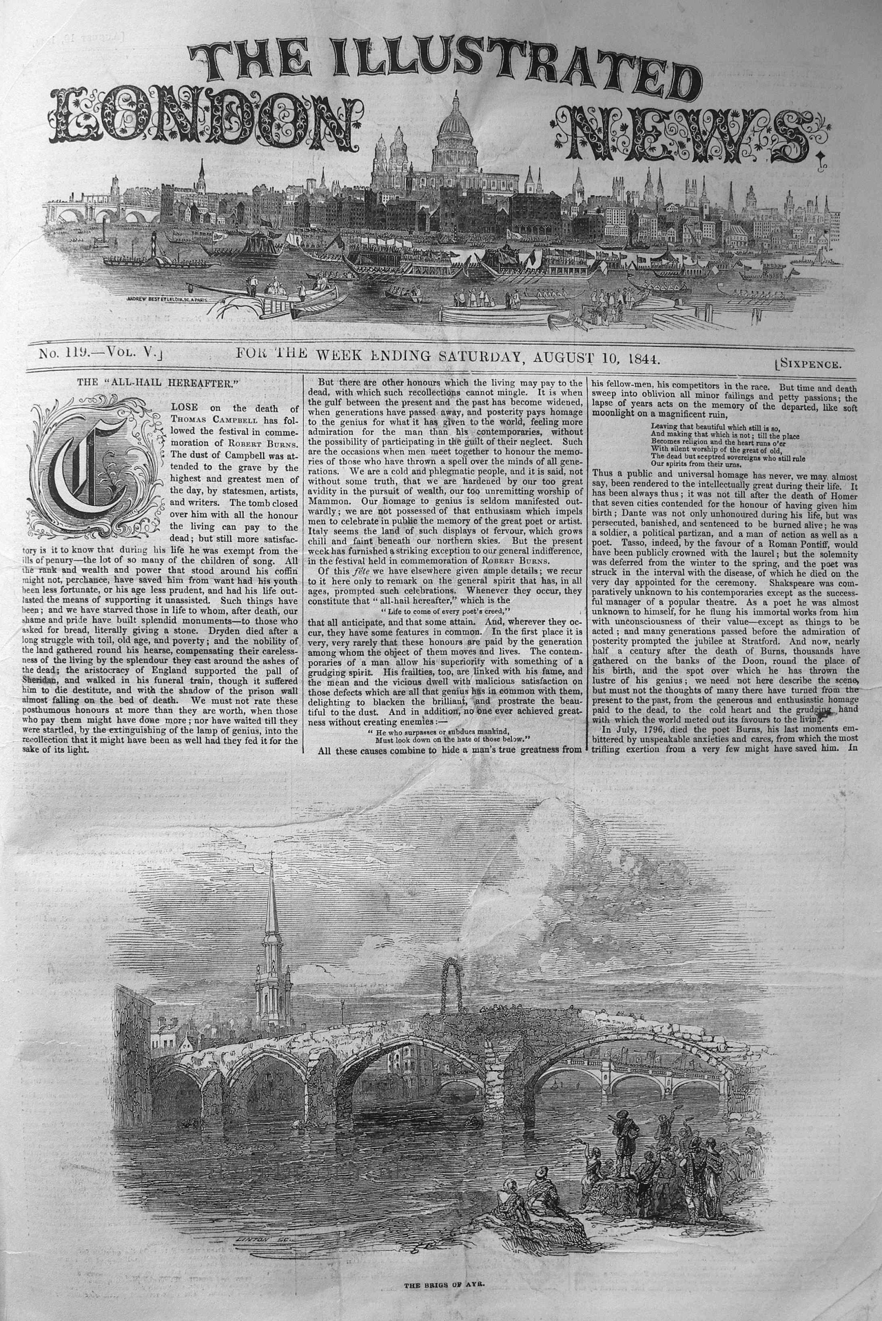 1844 the brigs of Ayr